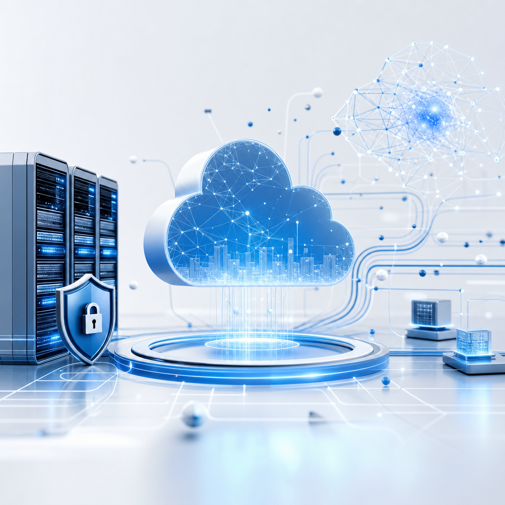 AI and cloud infrastructure concept image